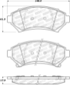 Picture of StopTech Street Brake Pads