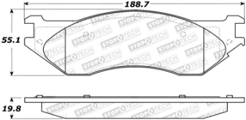 Picture of StopTech Street Brake Pads
