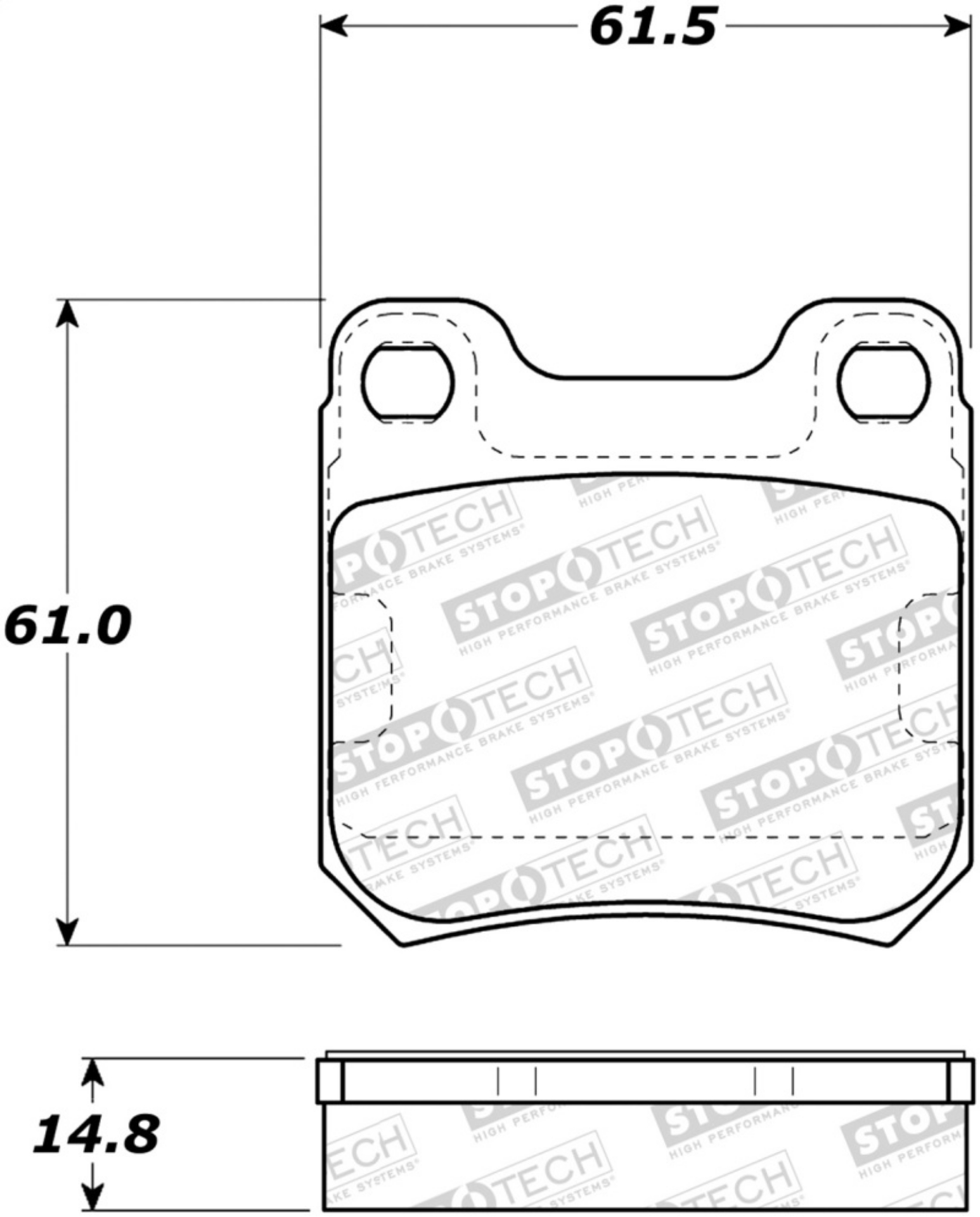 Picture of StopTech Street Brake Pads
