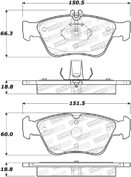 Picture of StopTech Street Brake Pads