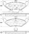 Picture of StopTech Street Brake Pads