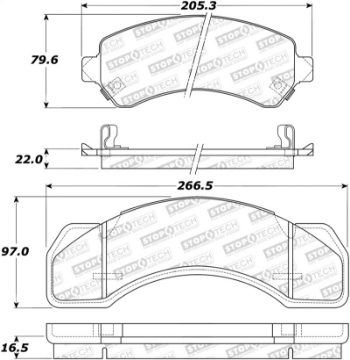 Picture of StopTech Street Brake Pads