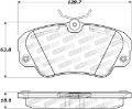 Picture of StopTech Street Brake Pads