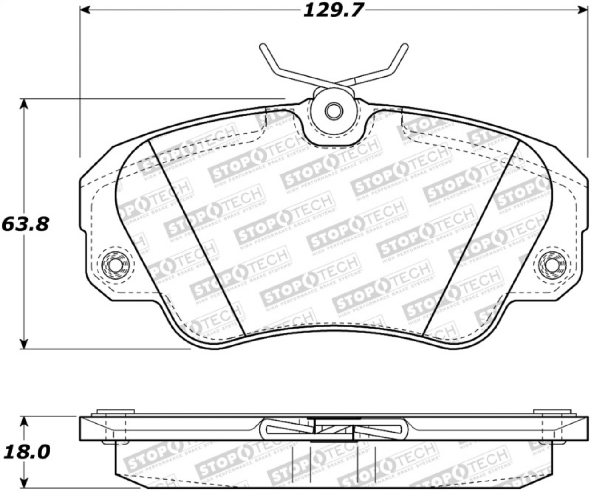 Picture of StopTech Street Brake Pads