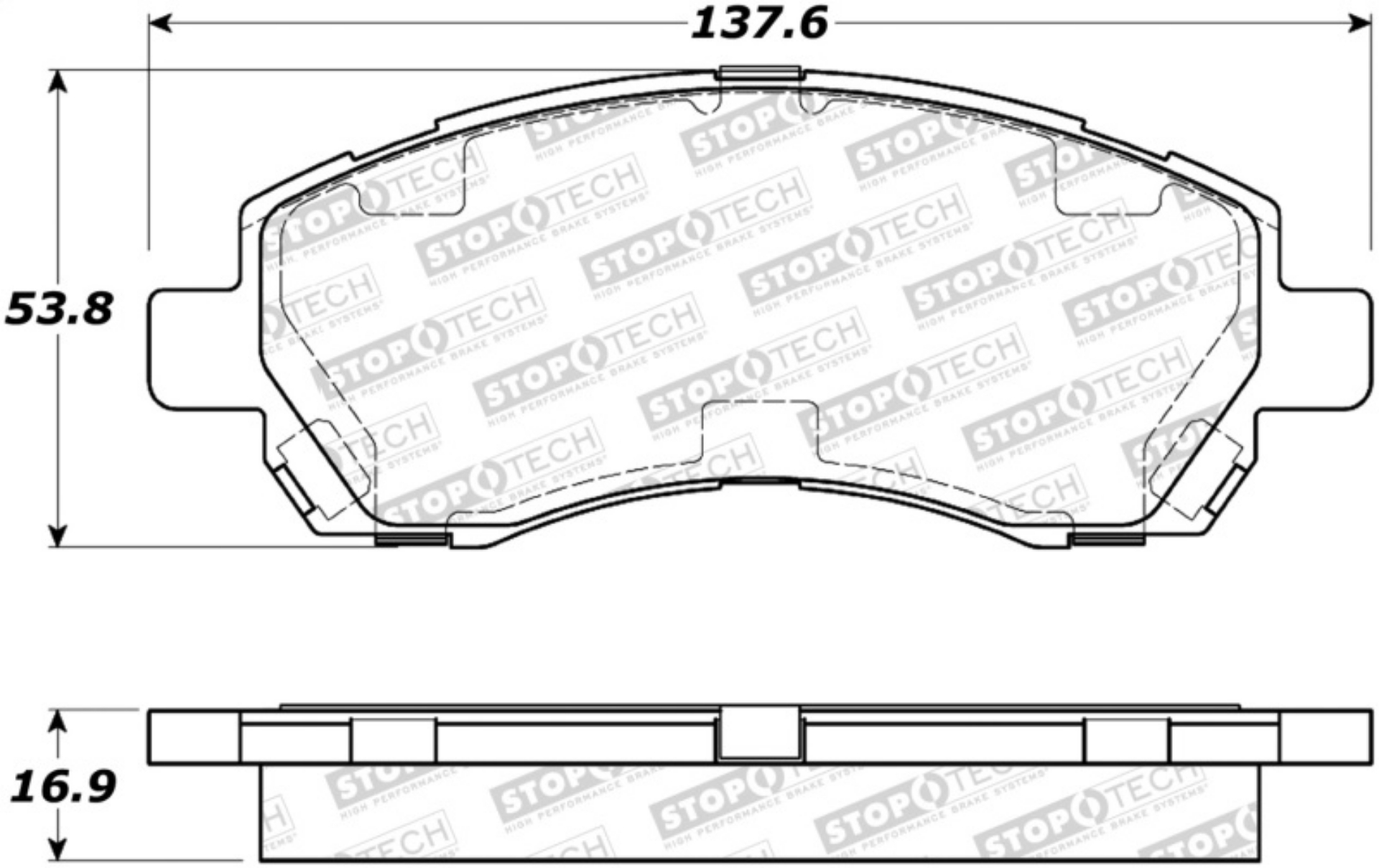 Picture of StopTech Street Brake Pads