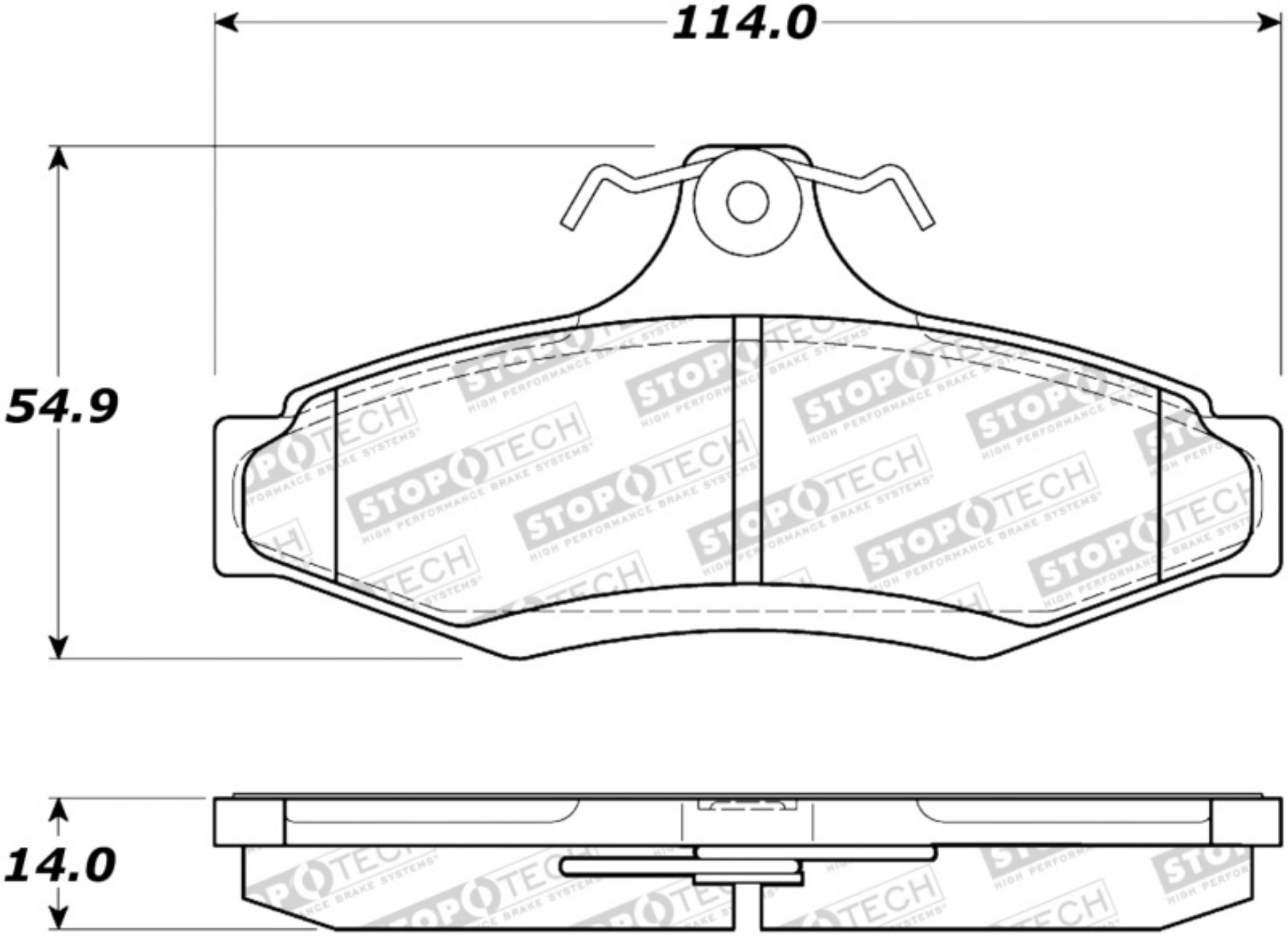 Picture of StopTech Street Brake Pads