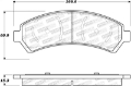Picture of StopTech Street Brake Pads