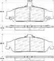 Picture of StopTech Street Brake Pads