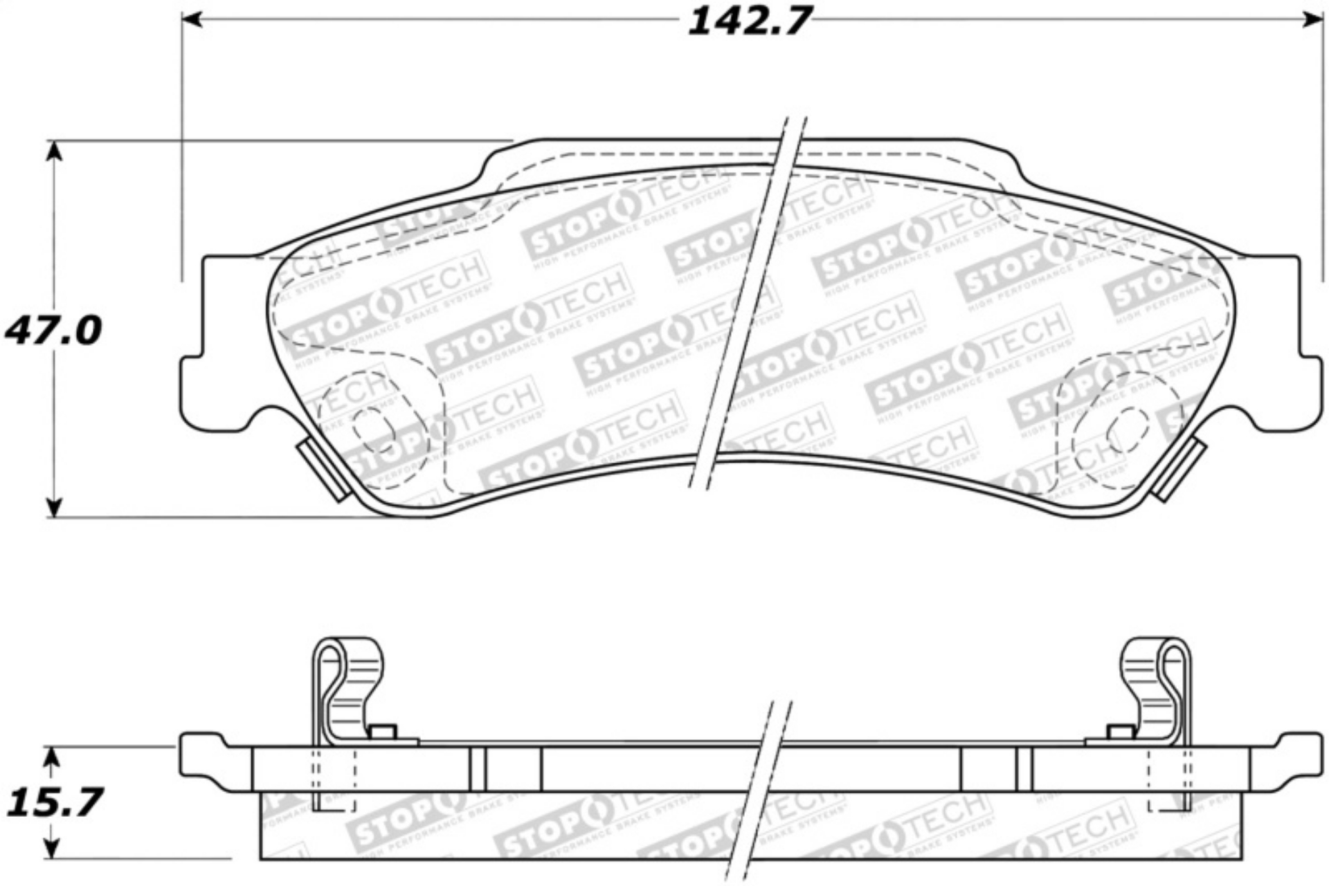 Picture of StopTech Street Brake Pads