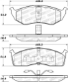 Picture of StopTech Street Brake Pads