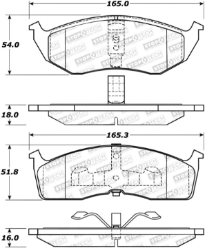 Picture of StopTech Street Brake Pads