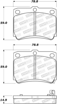 Picture of StopTech Street Brake Pads