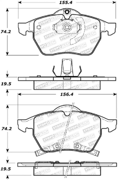 Picture of StopTech Street Brake Pads