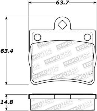 Picture of StopTech Street Brake Pads