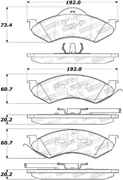 Picture of StopTech Street Brake Pads