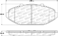 Picture of StopTech Street Brake Pads