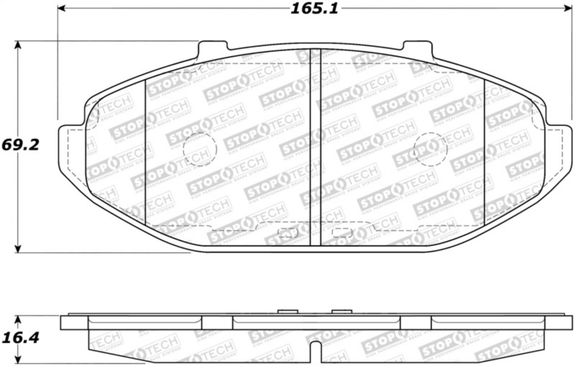 Picture of StopTech Street Brake Pads