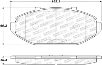 Picture of StopTech Street Brake Pads