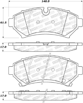 Picture of StopTech Street Brake Pads
