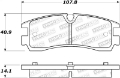Picture of StopTech Street Brake Pads