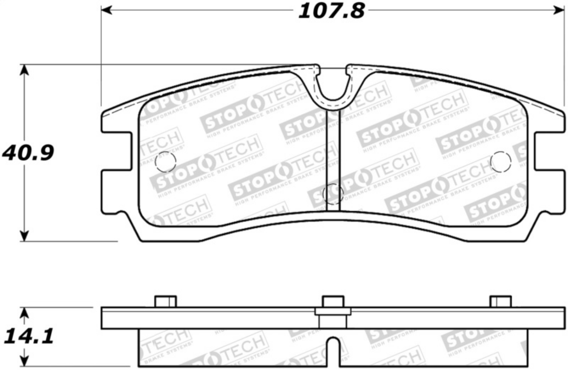 Picture of StopTech Street Brake Pads