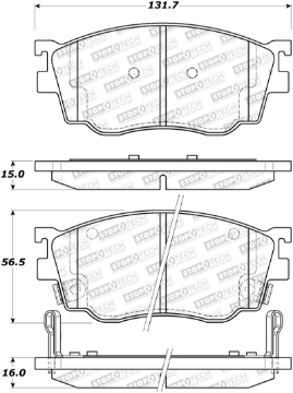Picture of StopTech Street Brake Pads