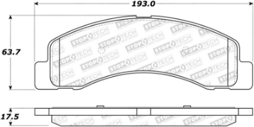 Picture of StopTech Street Brake Pads