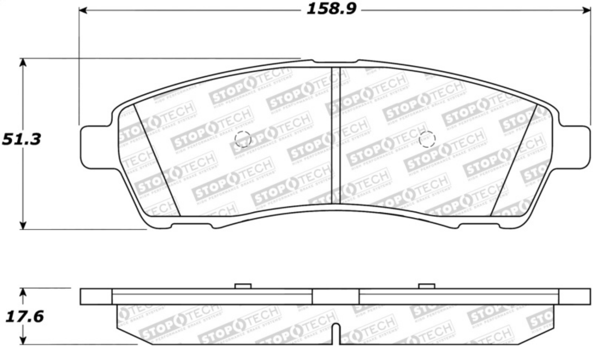 Picture of StopTech Street Brake Pads