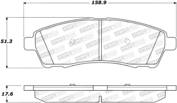 Picture of StopTech Street Brake Pads