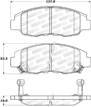 Picture of StopTech Street Brake Pads