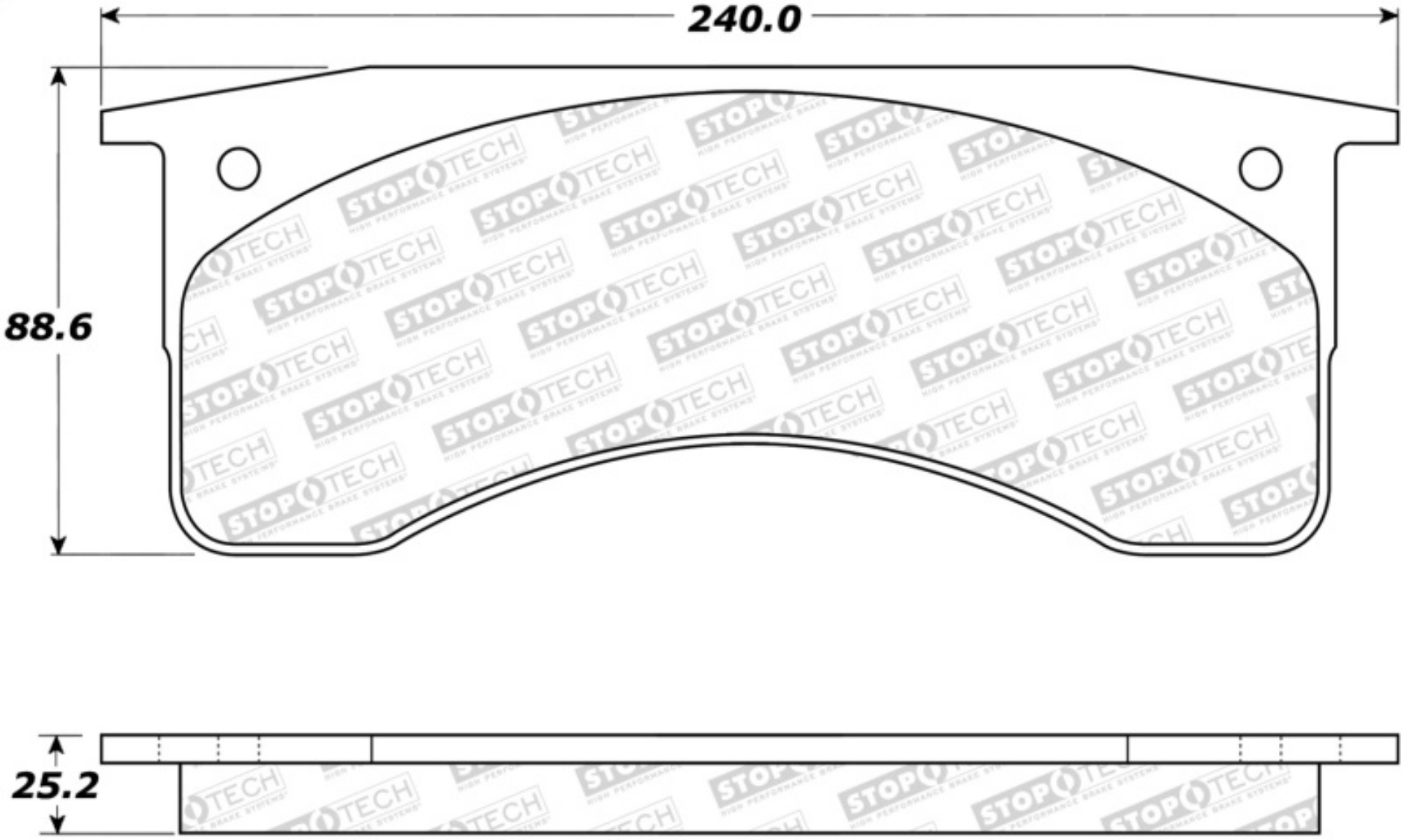 Picture of StopTech Street Brake Pads