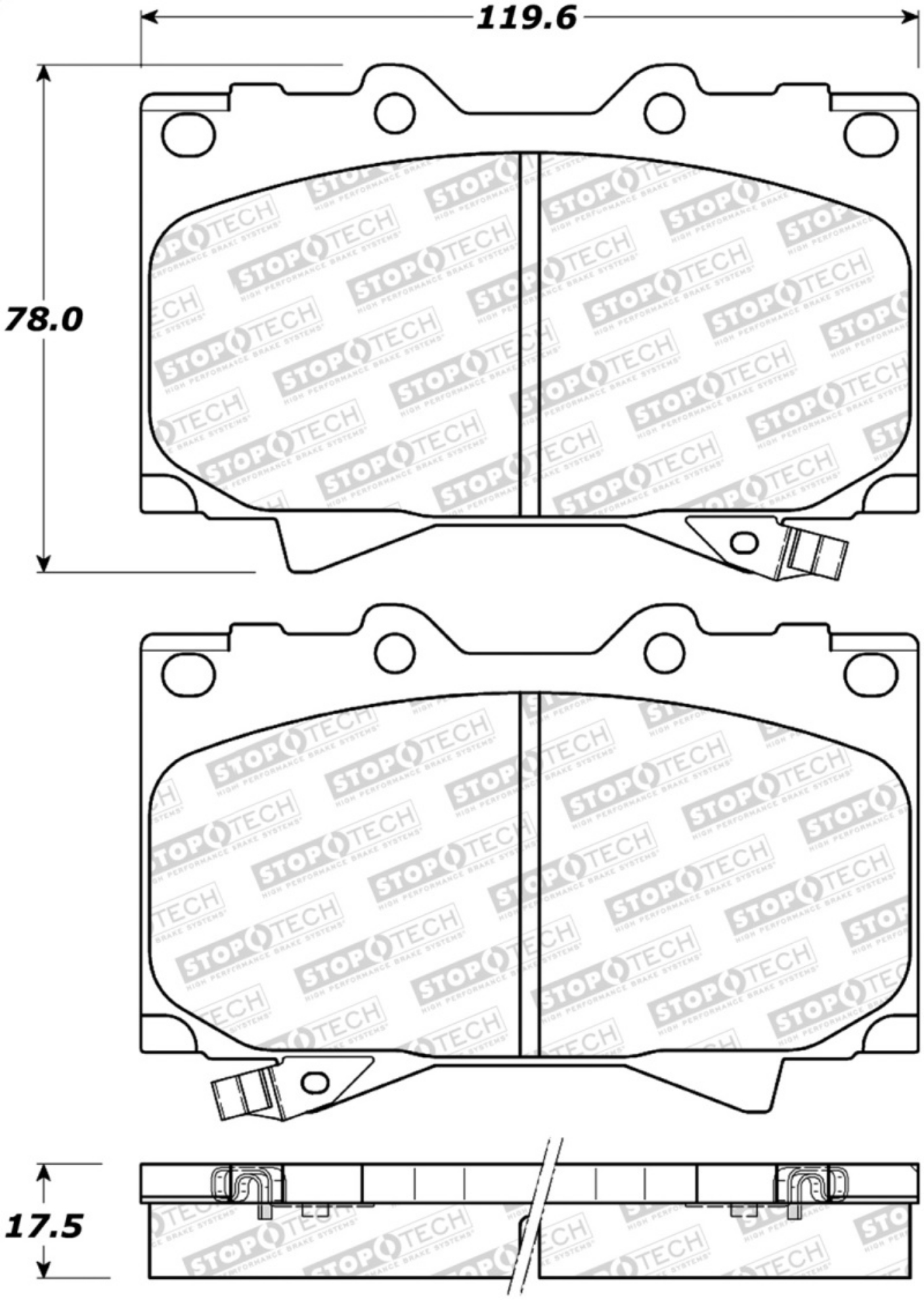 Picture of StopTech Street Brake Pads