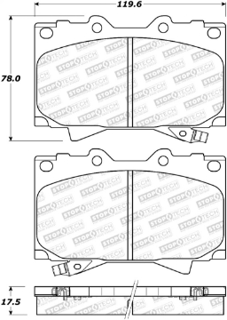 Picture of StopTech Street Brake Pads