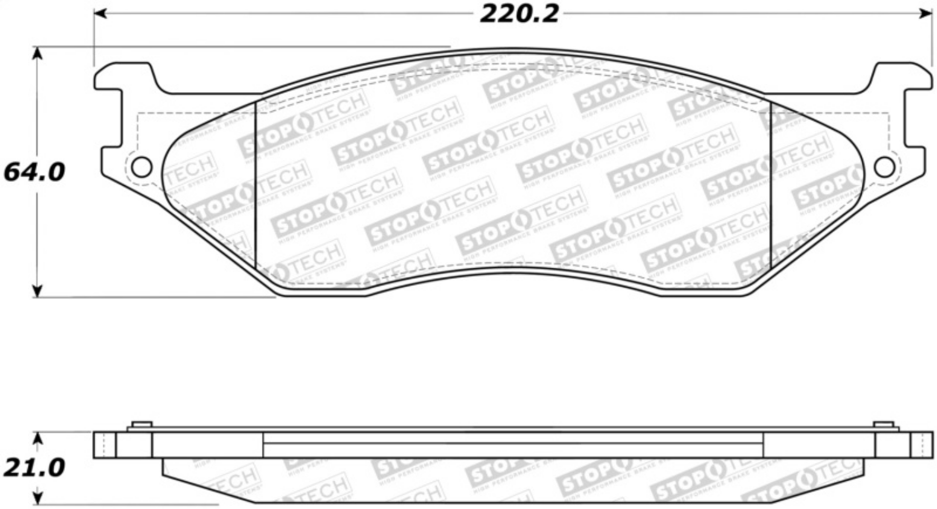 Picture of StopTech Street Brake Pads
