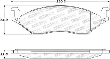 Picture of StopTech Street Brake Pads