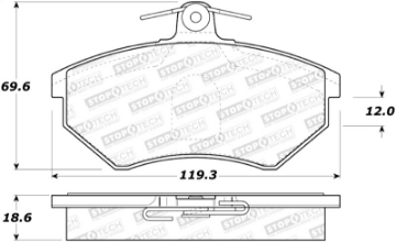 Picture of StopTech Street Brake Pads