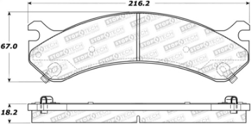 Picture of StopTech Street Brake Pads