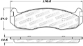 Picture of StopTech Street Brake Pads