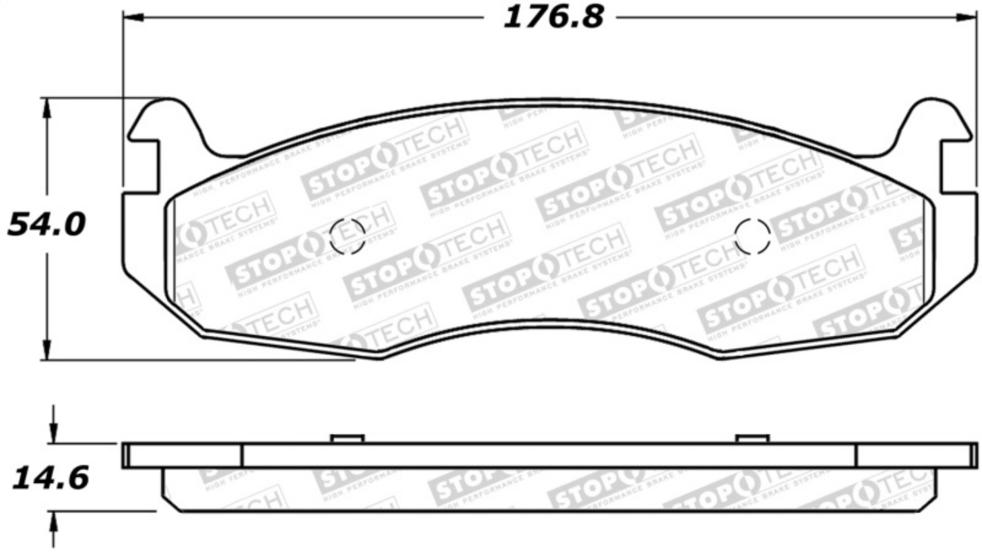 Picture of StopTech Street Brake Pads