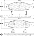 Picture of StopTech Street Brake Pads