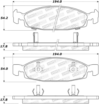 Picture of StopTech Street Brake Pads
