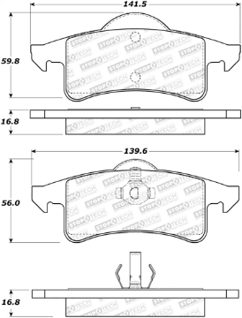 Picture of StopTech Street Brake Pads