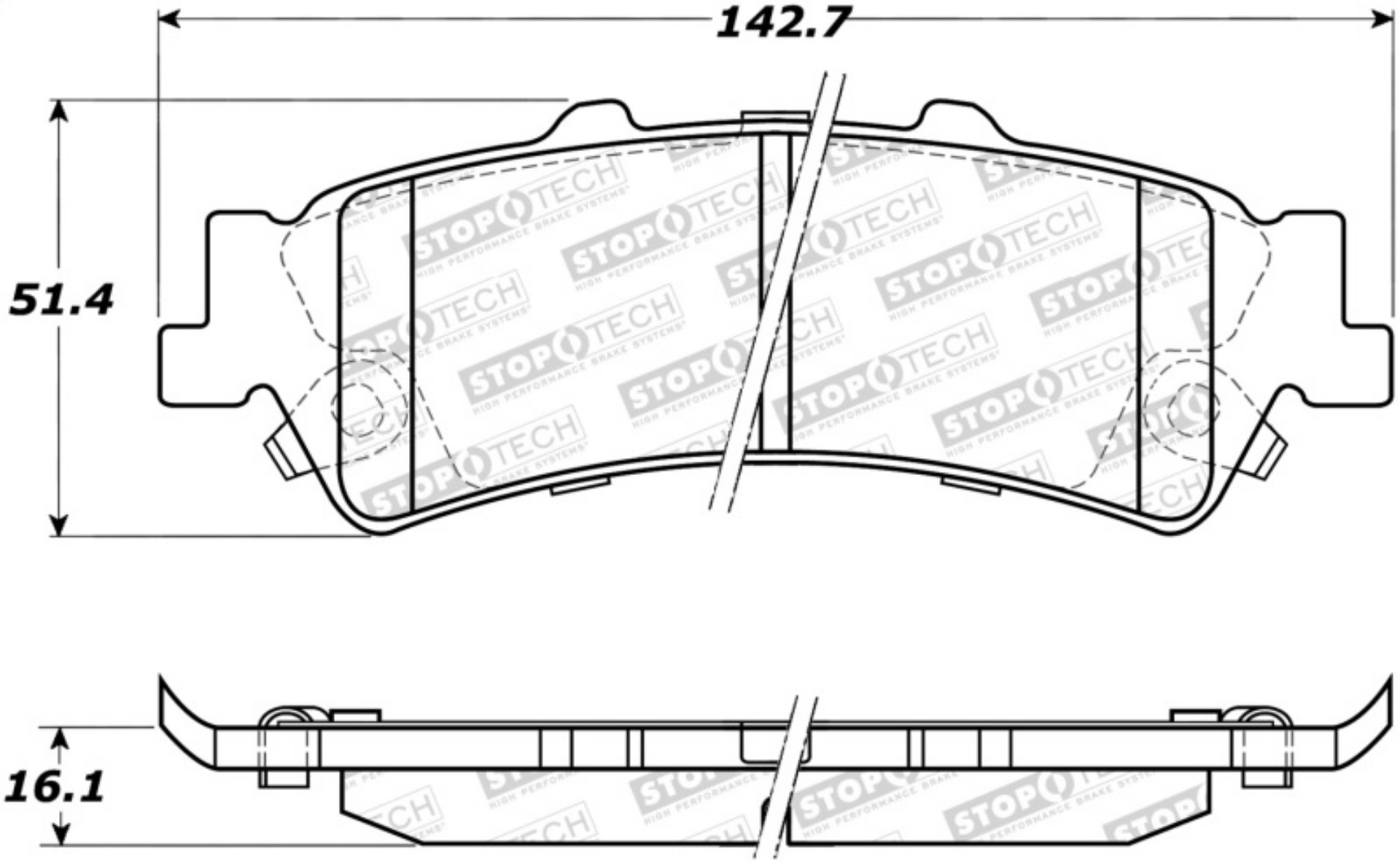 Picture of StopTech Street Brake Pads