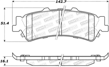 Picture of StopTech Street Brake Pads