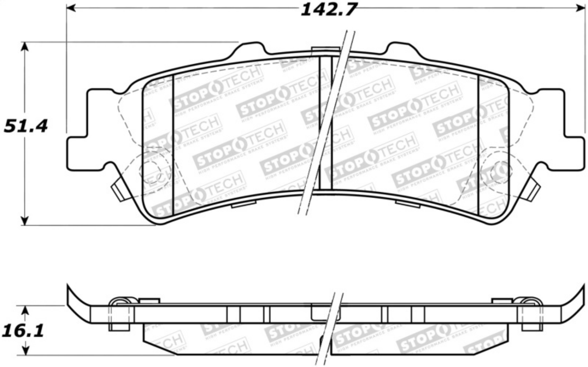 Picture of StopTech Street Brake Pads