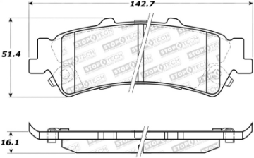 Picture of StopTech Street Brake Pads