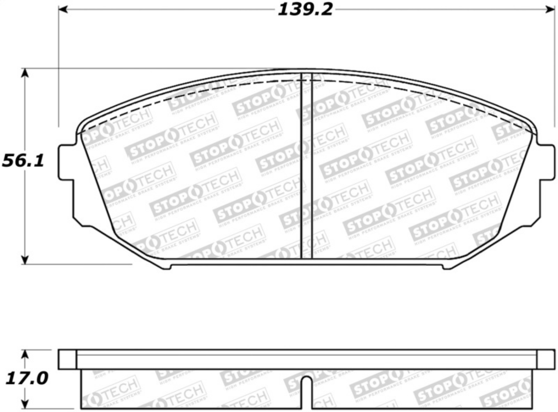 Picture of StopTech Street Brake Pads
