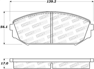 Picture of StopTech Street Brake Pads