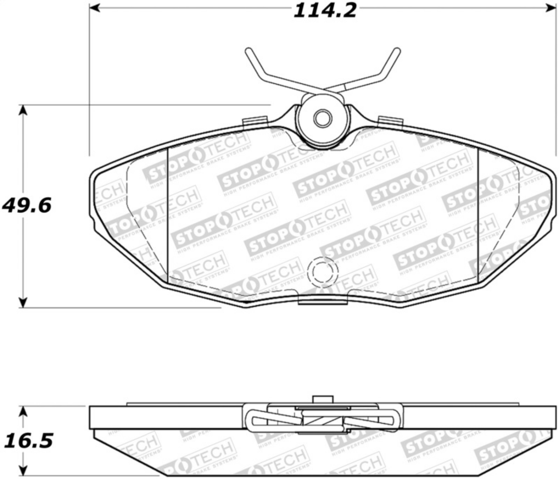 Picture of StopTech Street Brake Pads