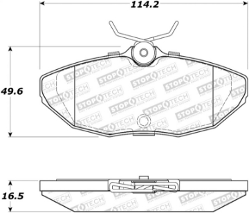 Picture of StopTech Street Brake Pads
